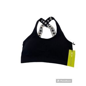 NWT BP + Wildfang Tank‎ Sports Yoga  Bra Size M Cross Straps Removable Pads